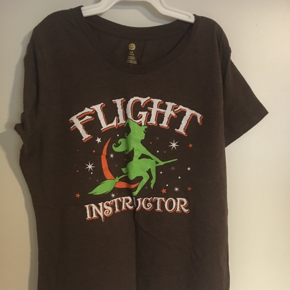 Flight instructor t shirt (great for Halloween!)